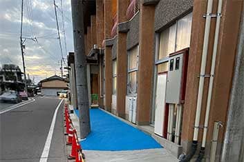 幼稚園バス駐車場工事 途中経過